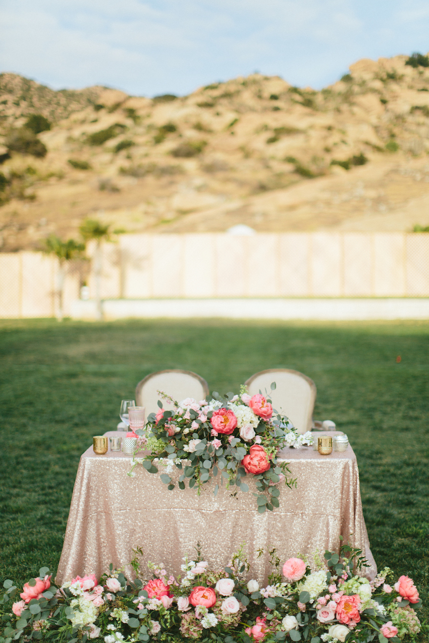 Romantic Rose Gold Garden Wedding RMBO Collective