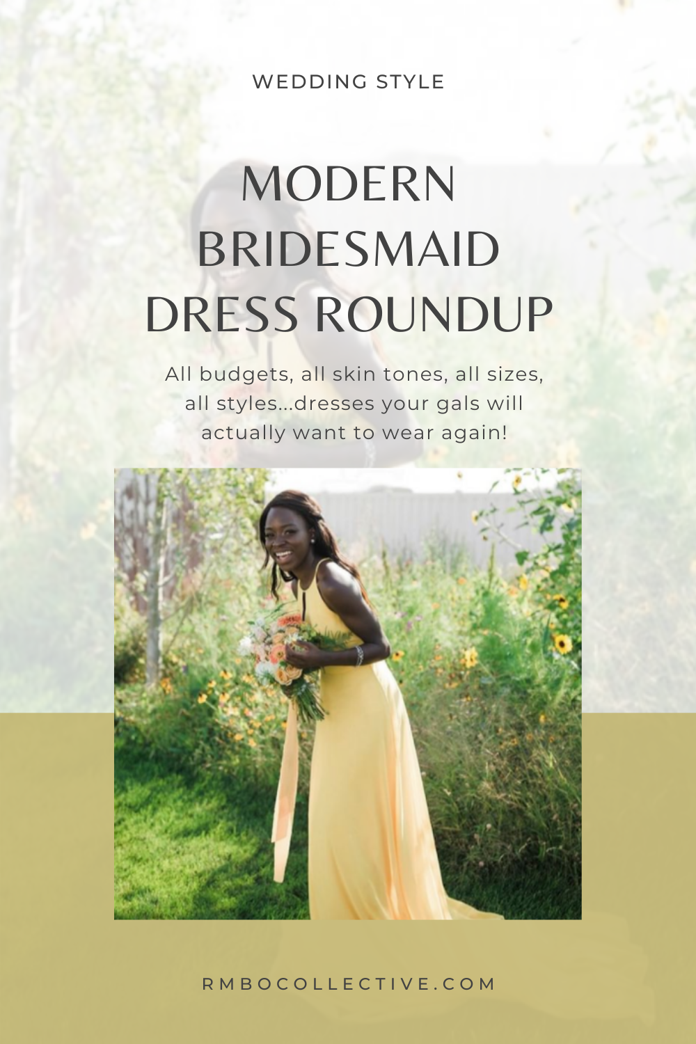 A roundup of Modern Bridesmaid Dresses for all budgets